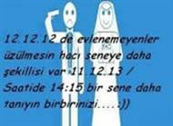 12.12.12 De Evlenemeyenler Sakn zlmesin